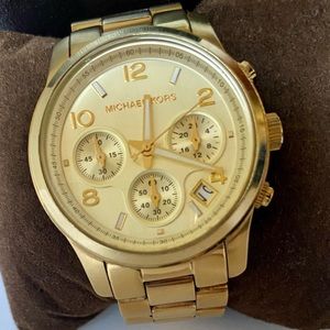 Michael Kors | Women’s Runway Chronograph Watch, Gold MK5055